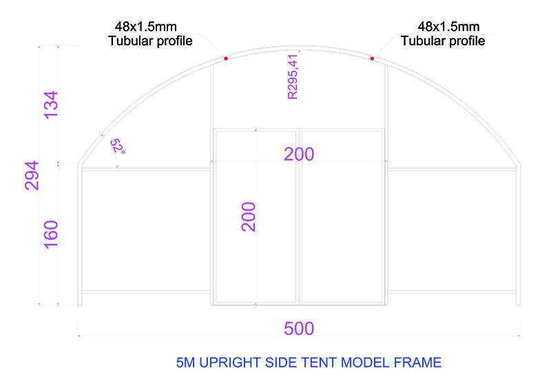 Gulecyuz Tent Side Up Model 5M